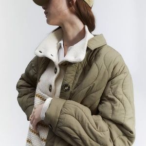 Madewell Melrose Quilted Shirt Jacket - Never Worn